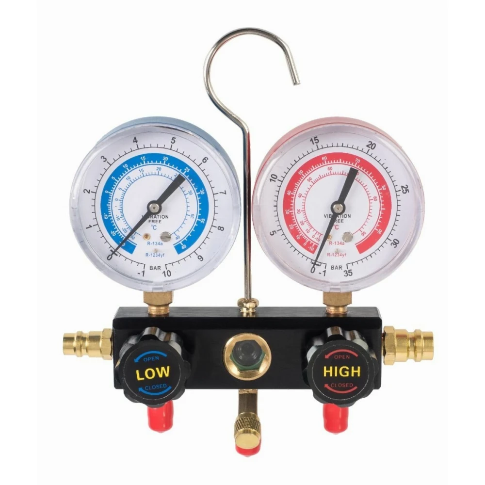 Професионален комплект манометри за автомобилни климатици - TX14.006