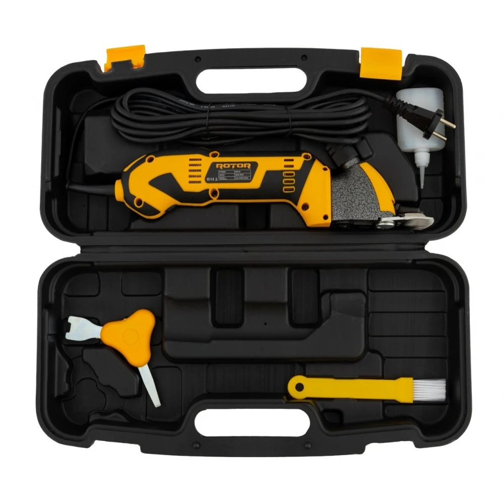 Машинка за постригване на животни, 900W, нож 9 зъба, 78 мм, куфар - RTO900