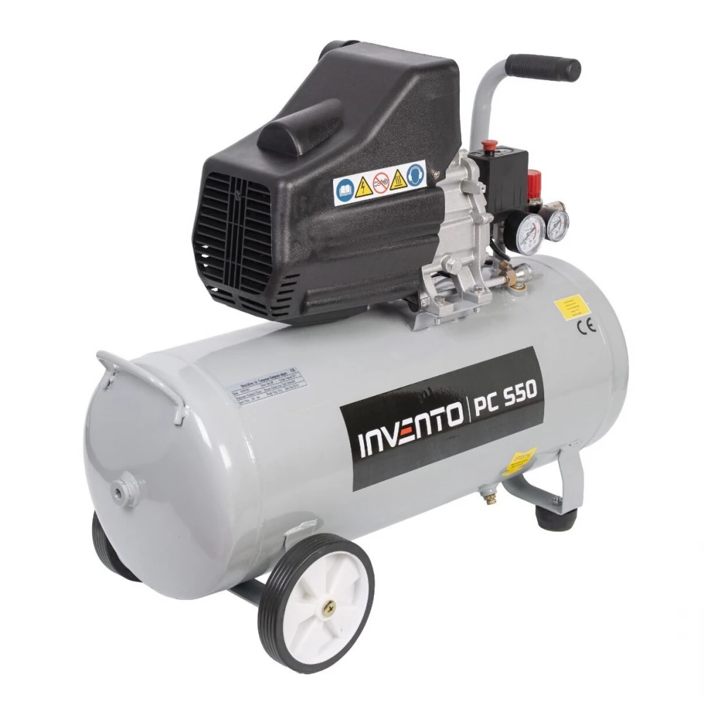 Маслен бутален компресор 50 литра, 8 бара, 230V, 175 л./мин. - INVPCS050