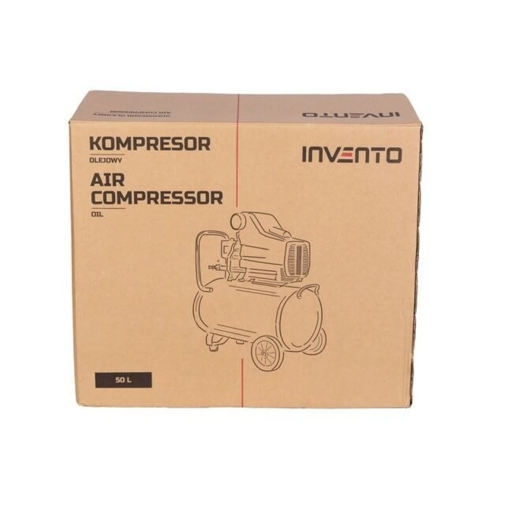 Маслен бутален компресор 50 литра, 8 бара, 230V, 175 л./мин. - INVPCS050
