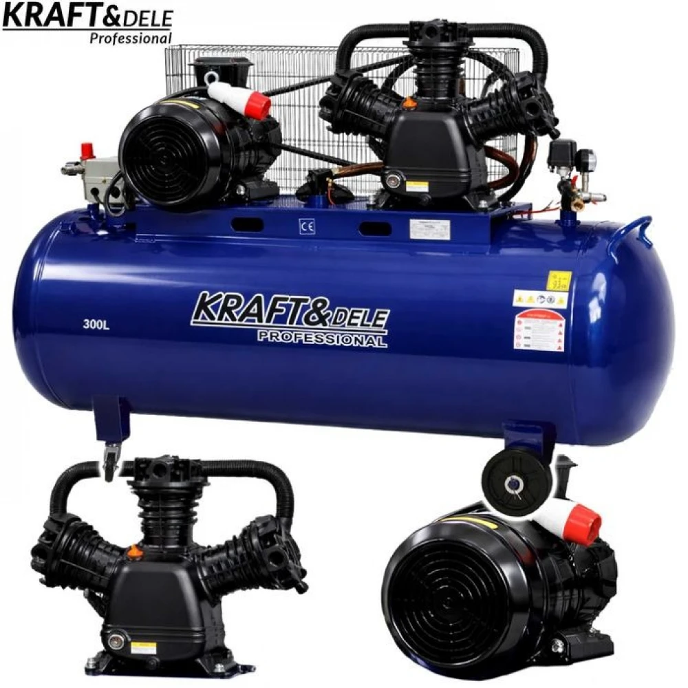 Маслен компресор за въздух 300 литра 400V - KD4057