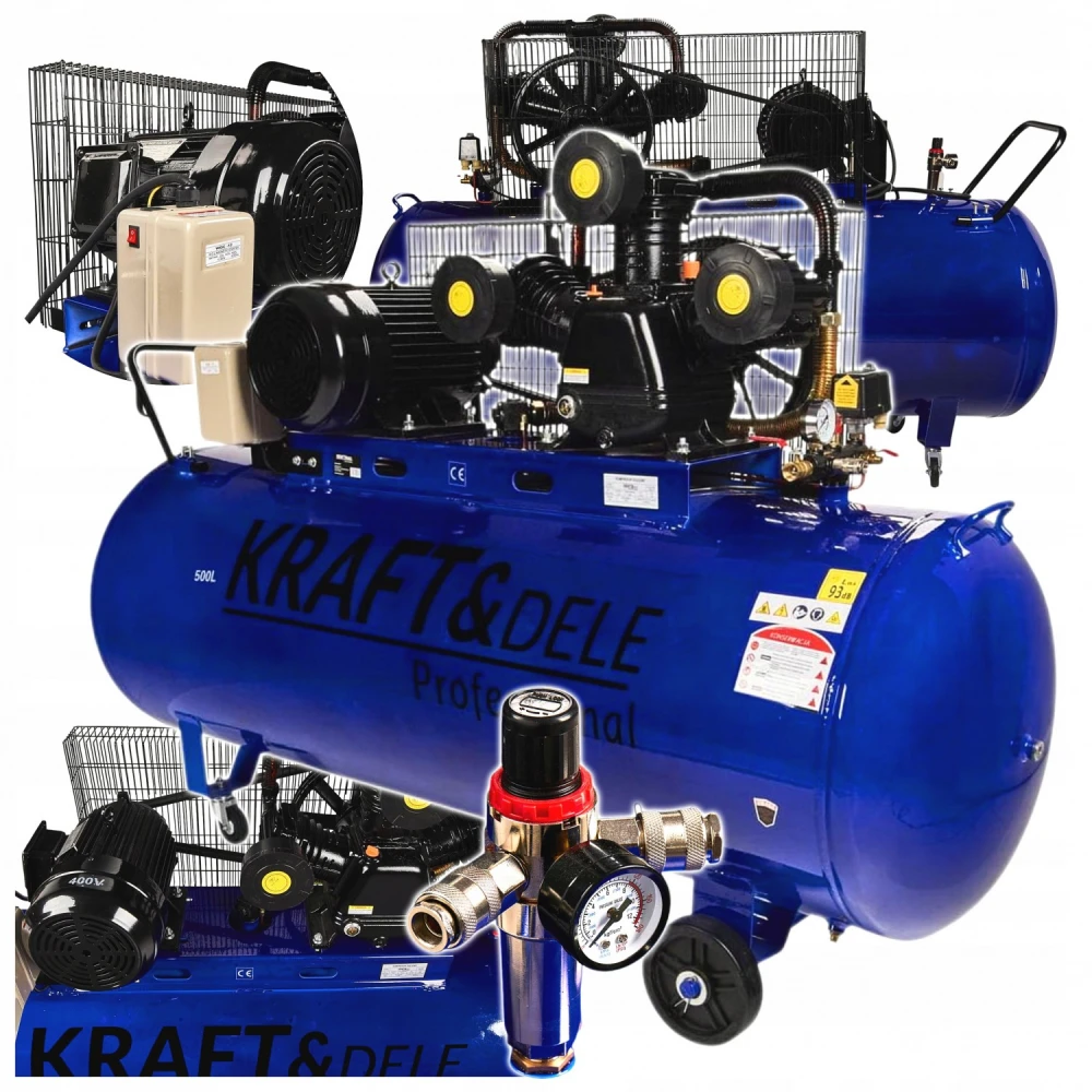 Маслен компресор за въздух 500 литра 400V - KD4062