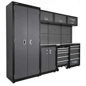 Шкаф за гараж и работилница, етажерка 260 см, 3D INOX плот - TA198