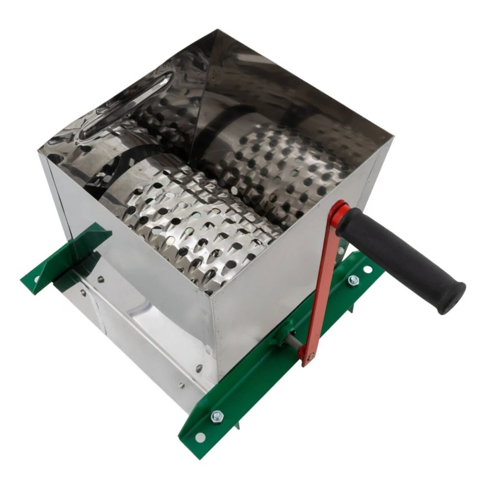 Мелачка за плодове Koza-Nova MINI Total Inox с барабан, ръчна, произведена в Украйна - 4947