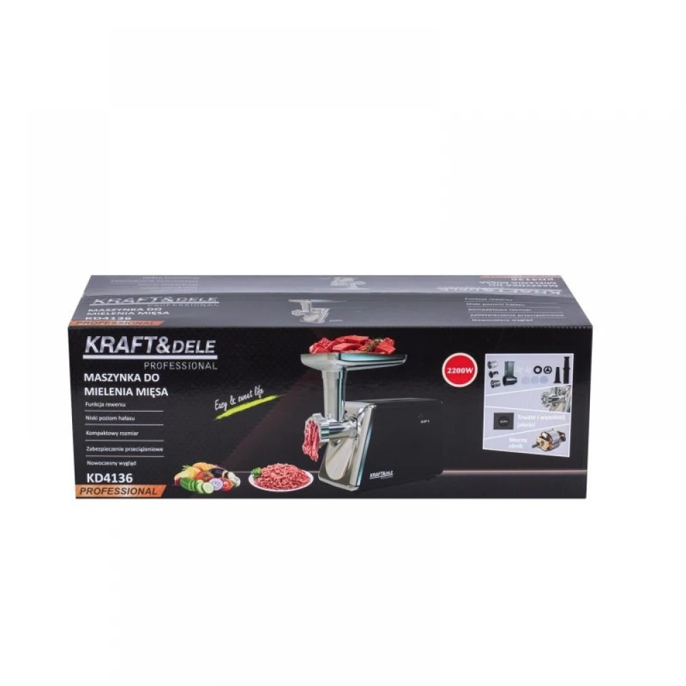 Електрическа месомелачка Kraft&Dele 2200W KD4136