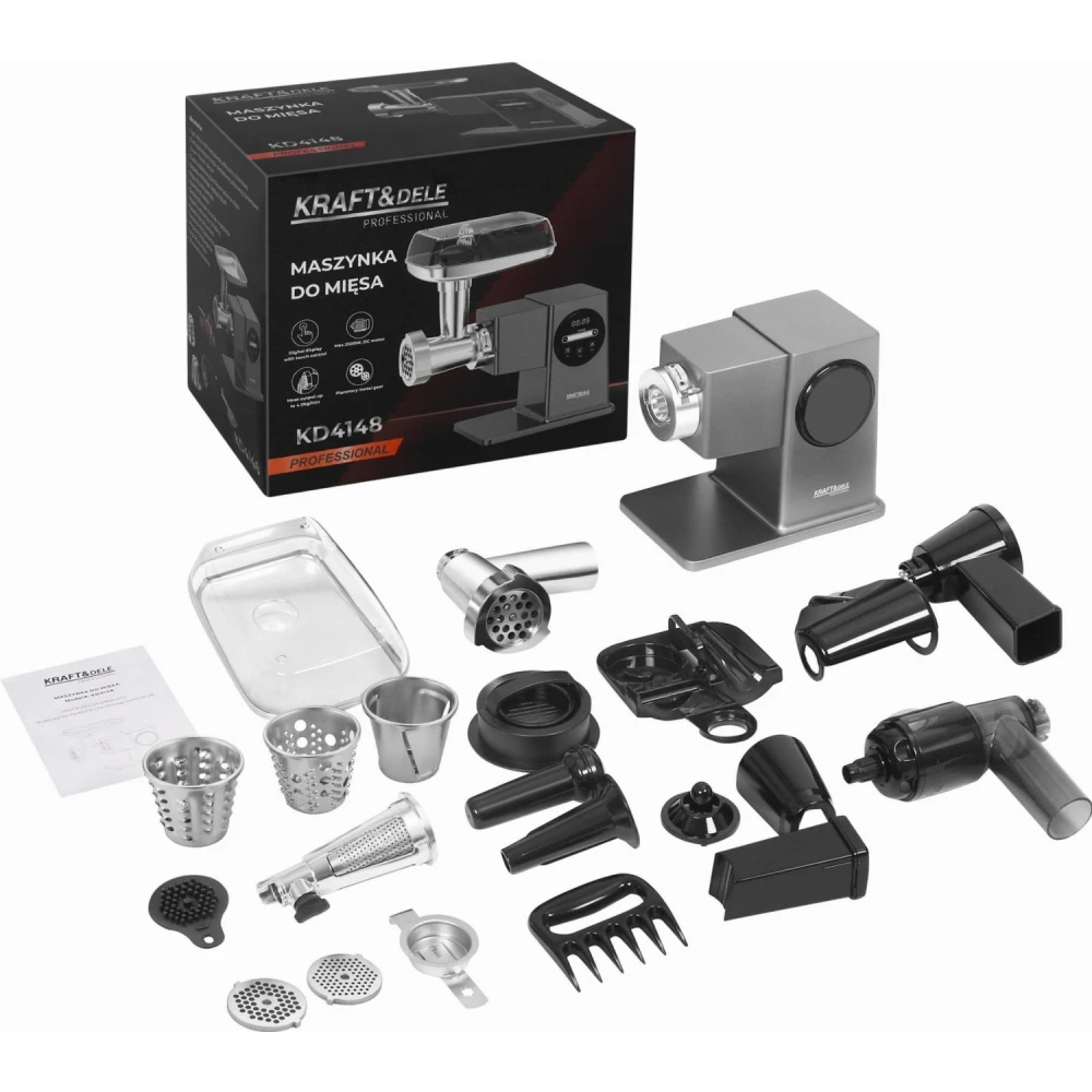 Месомелачка 2500W, 4 кг./мин., с аксесоари - KD4148