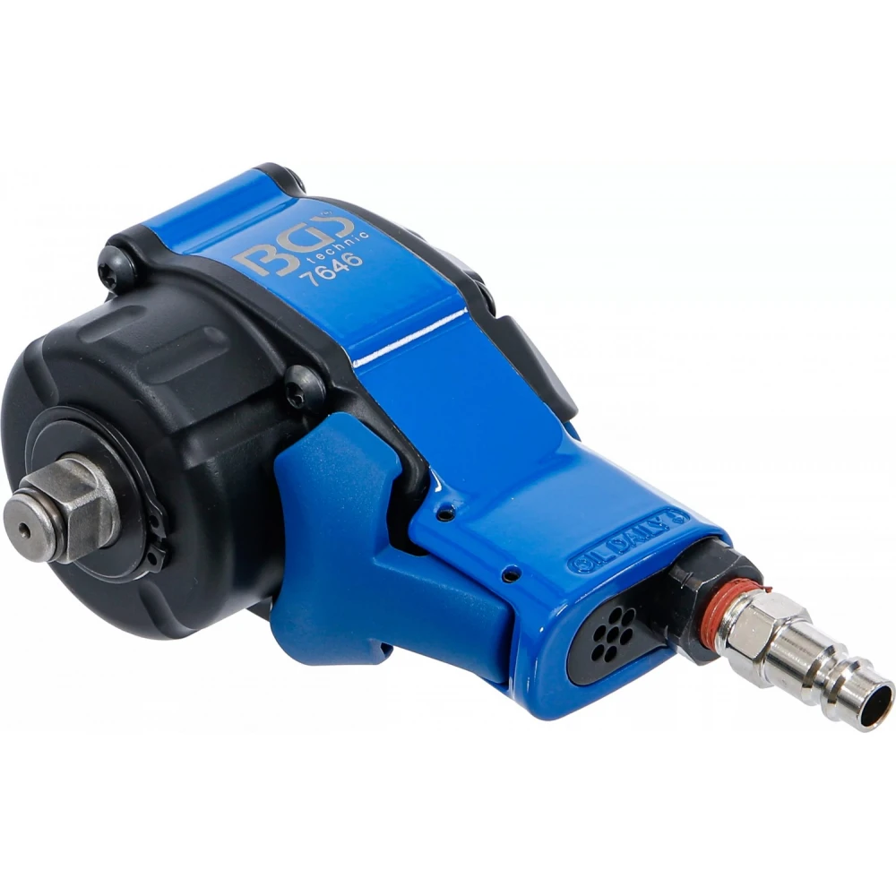 Мини пневматичен ударен гайковерт, 1/2", 500 Nm, 6.2 бара - BGS7646