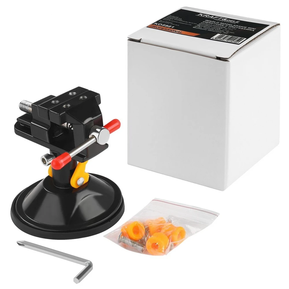 Мини менгеме за маса с вендуза, 36 мм, 360 градуса - KD5981