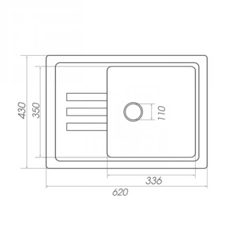 Мивка LIANA сафари (safari) - 6243
