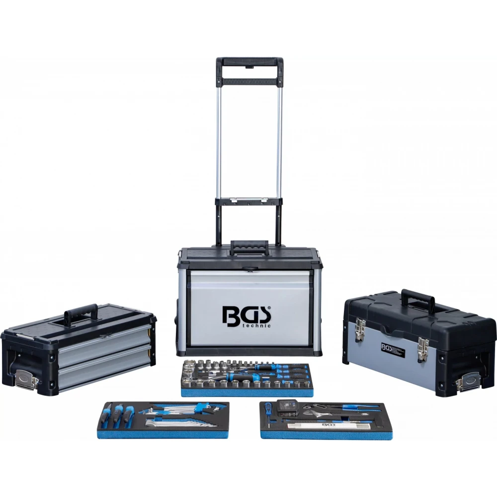 Моиблен куфар / количка със 111 инструмента - BGS15506