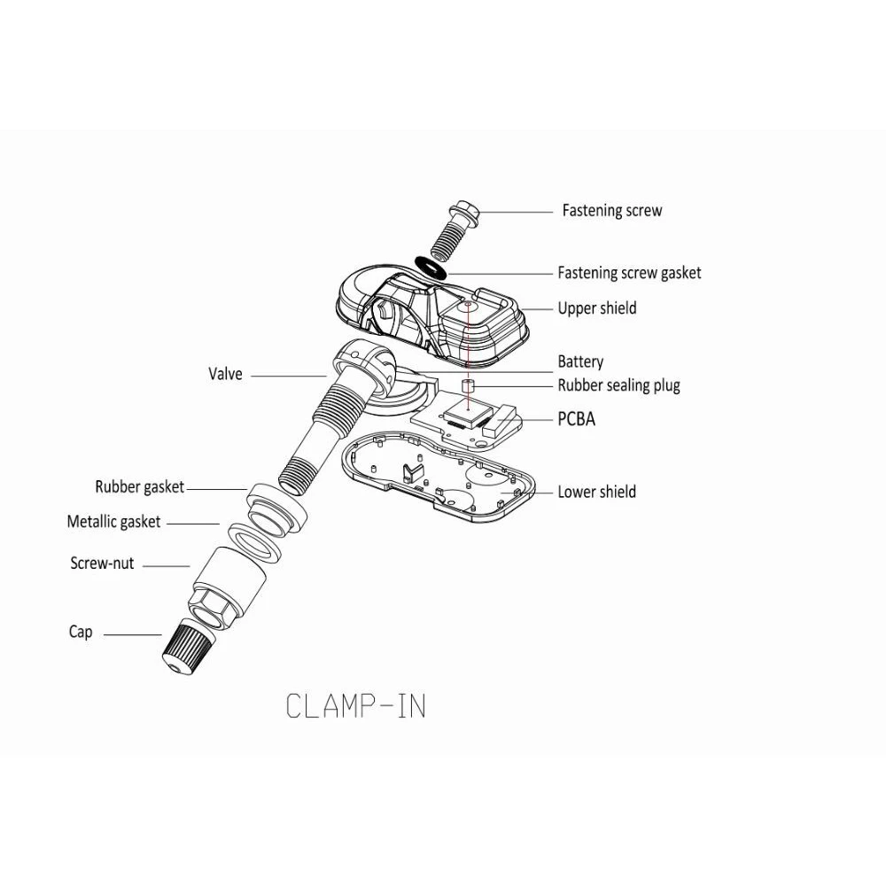 Универсален програмируем TPMS сензор за налягане за Европа - 562-3510