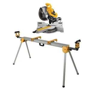 Настолен циркуляр с герунг + маса, 1675 W, 305 мм, DeWalt DWS780 + DE7023