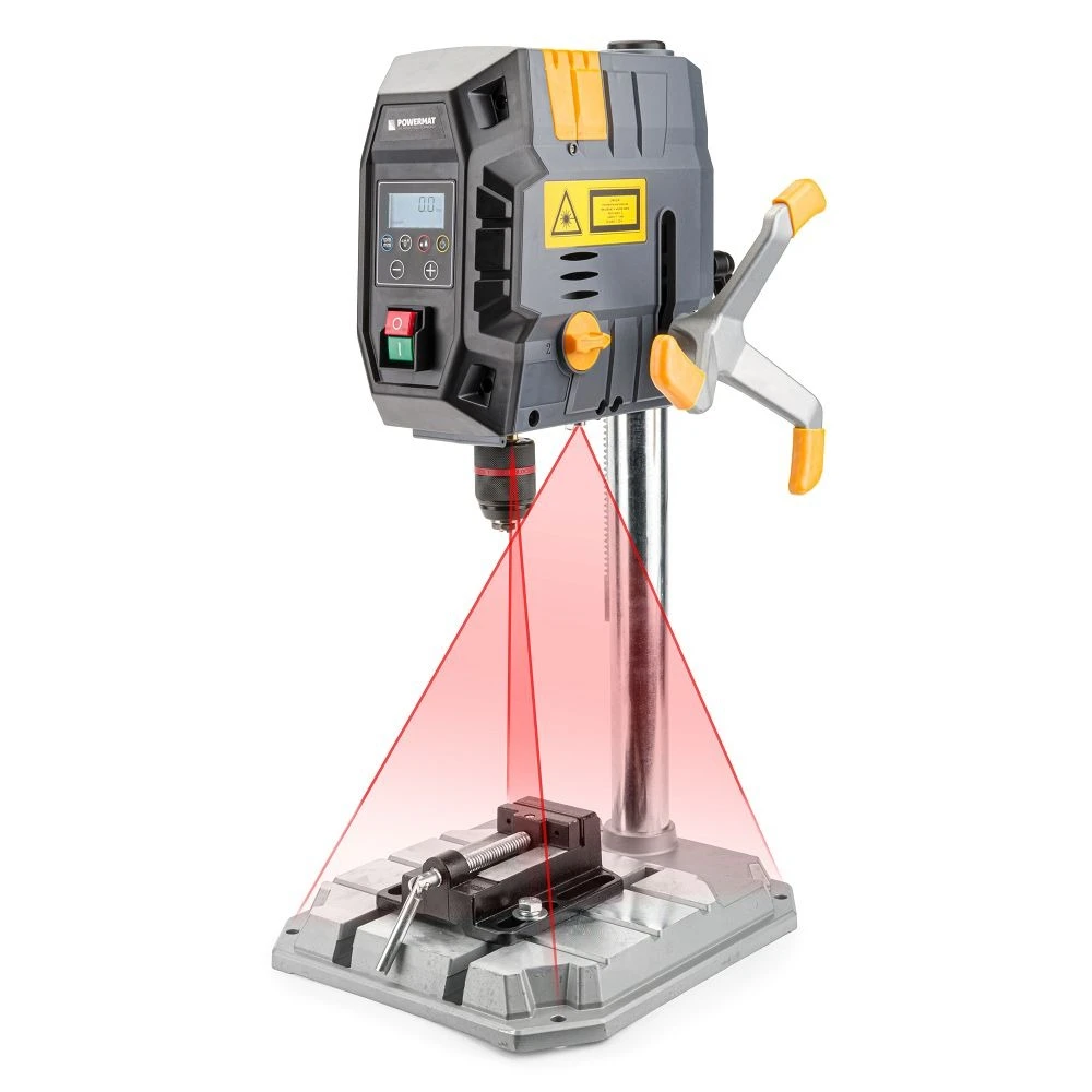 Настолна бормашина 1000W с лазер и менгеме - PM-WS-1000M