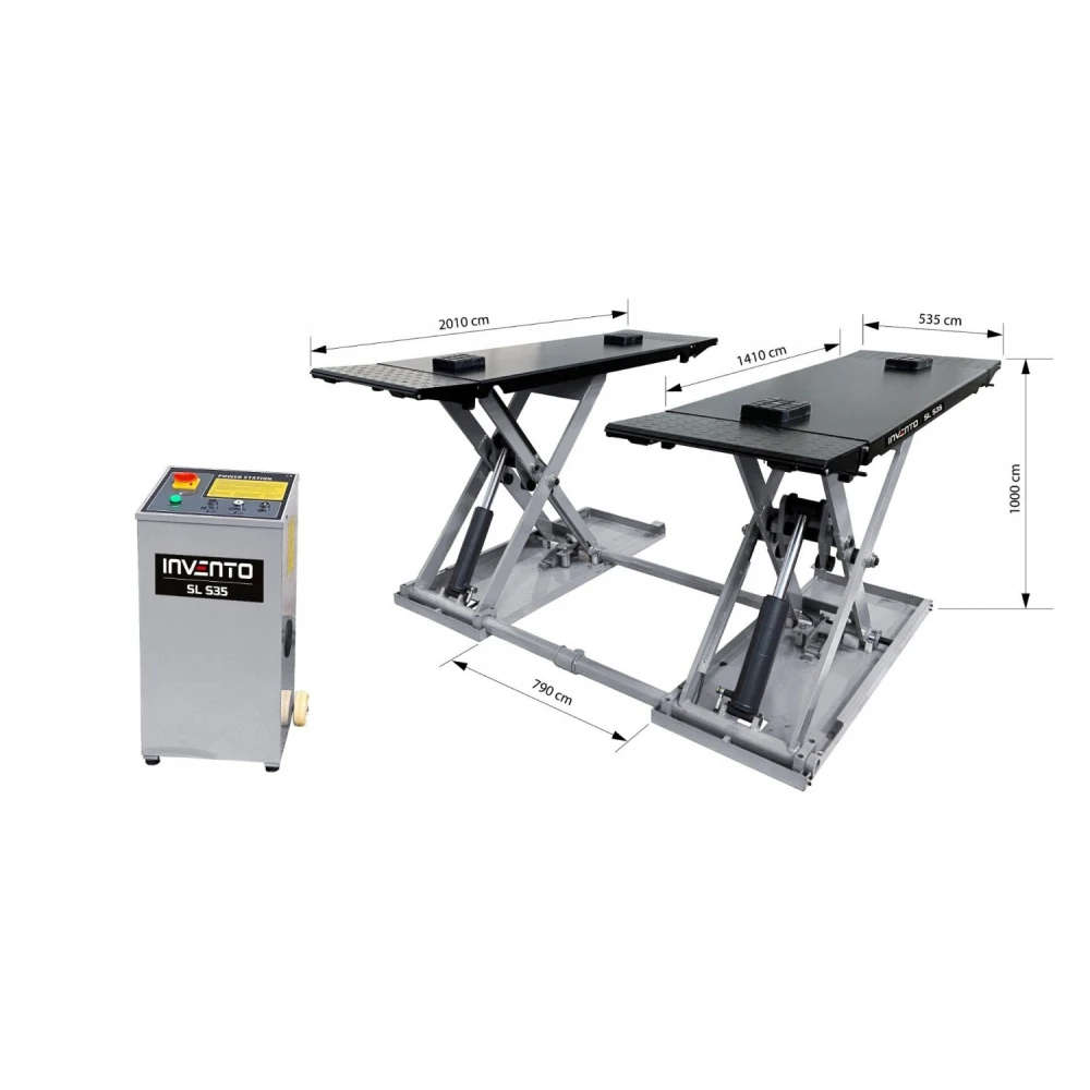 Ножичен подемник до 3500 кг., до 1000 мм, 230 V - KON-SLS35_230V