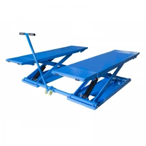 Нископрофилен ножичен подемник с електрическо заключване 3 т. - QJY-S2E