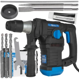 Електрически перфоратор 1500 W, 6 J, SDS+, с аксесоари - G80708