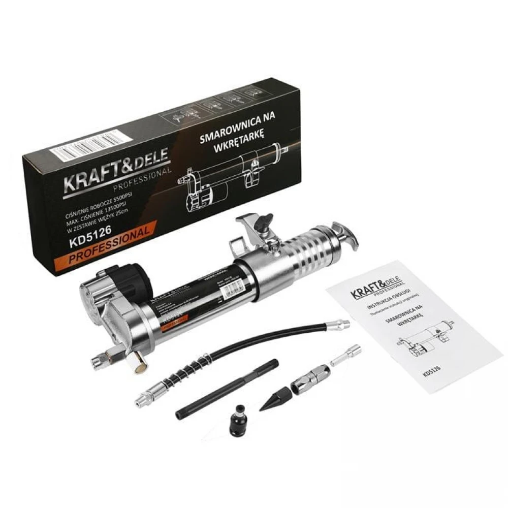 Приставка за винтоверт такаламит за подаване на грес, ¼" - KD5126