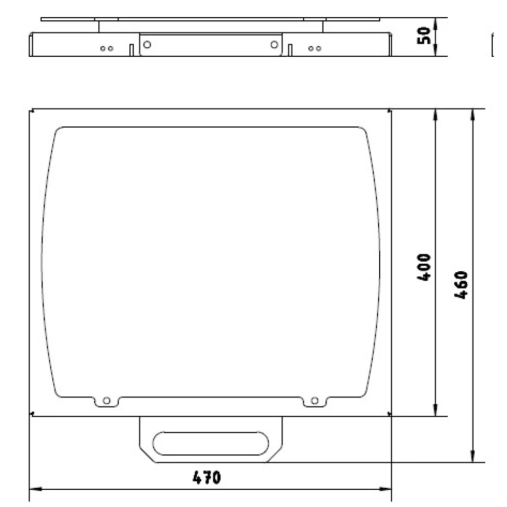 Плъзгаща се плоча за реглаж на преден и заден мост, 1 брой - W-UT-AK015