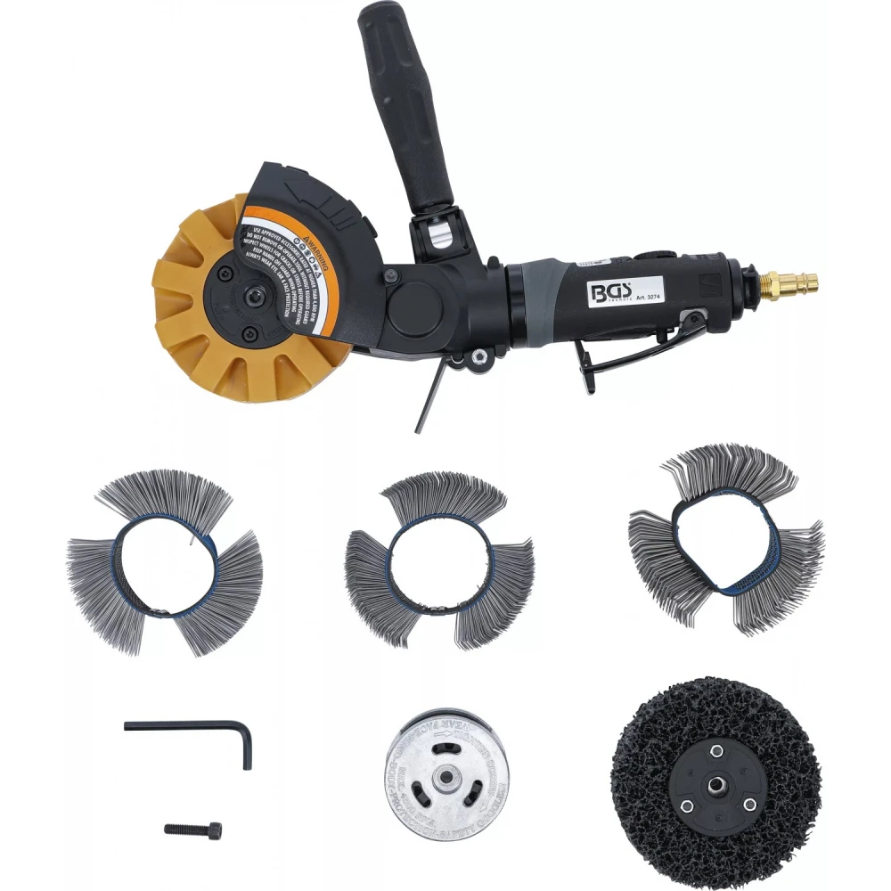 Пневматичен комплект за почистване и шлайфане, 4000 об./мин. - BGS3274