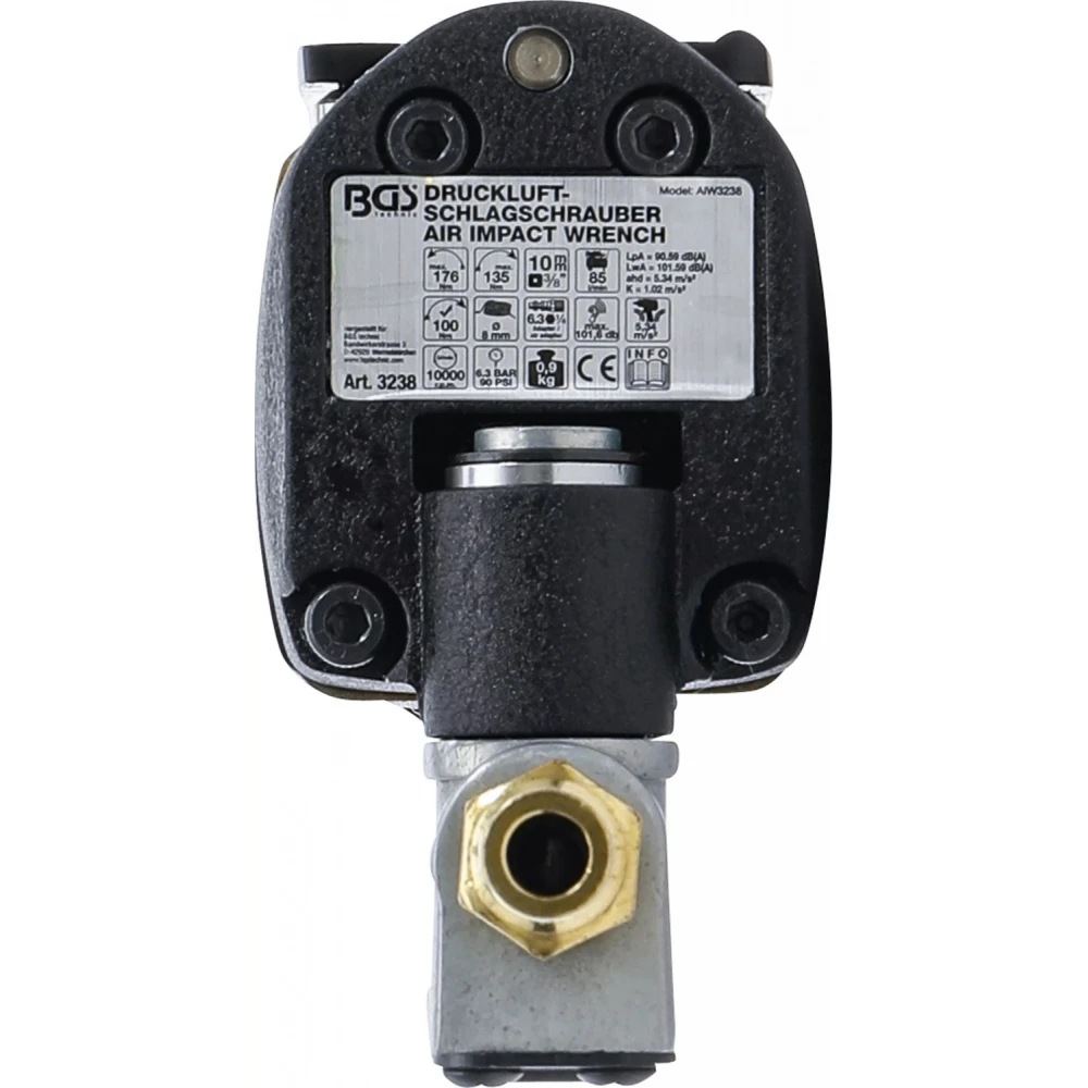 Пневматичен ударен гайковерт тип "пеперуда" 3/8" 135 Nm - BGS3238
