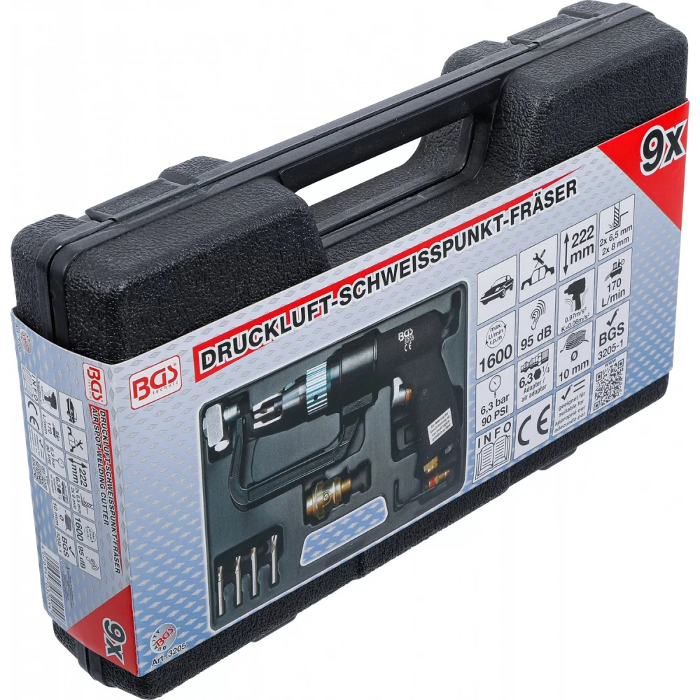 Пневматична фреза за разпробиване на точкови заварки 1600 об/мин. - BGS3205