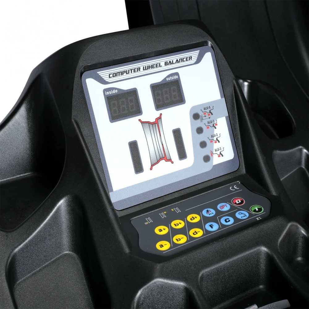 Полуавтоматична баланс машина за гуми 10 - 24" 230V - ZH825B