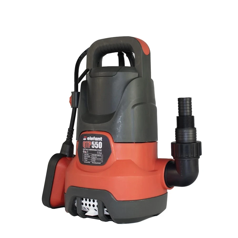 Потопяема помпа за мръсна вода 550W, 1 цол, до 13 500 л/ч. - QTP550