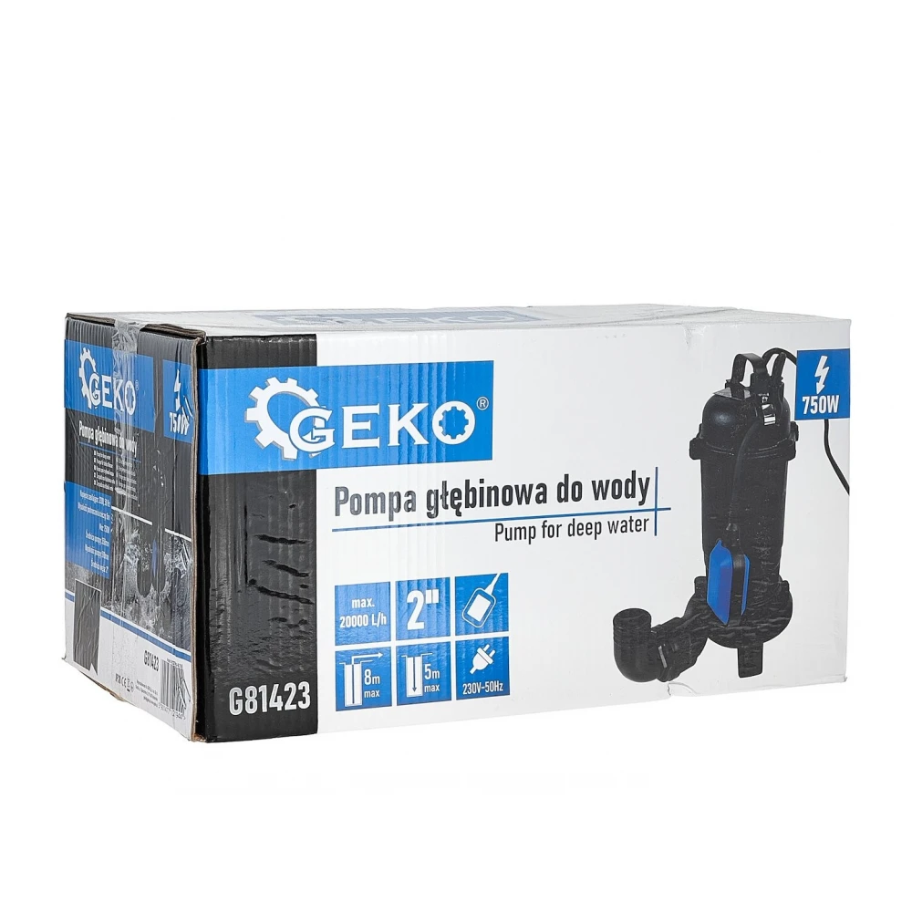 Потопяема помпа за мръсна вода 750W - G81423