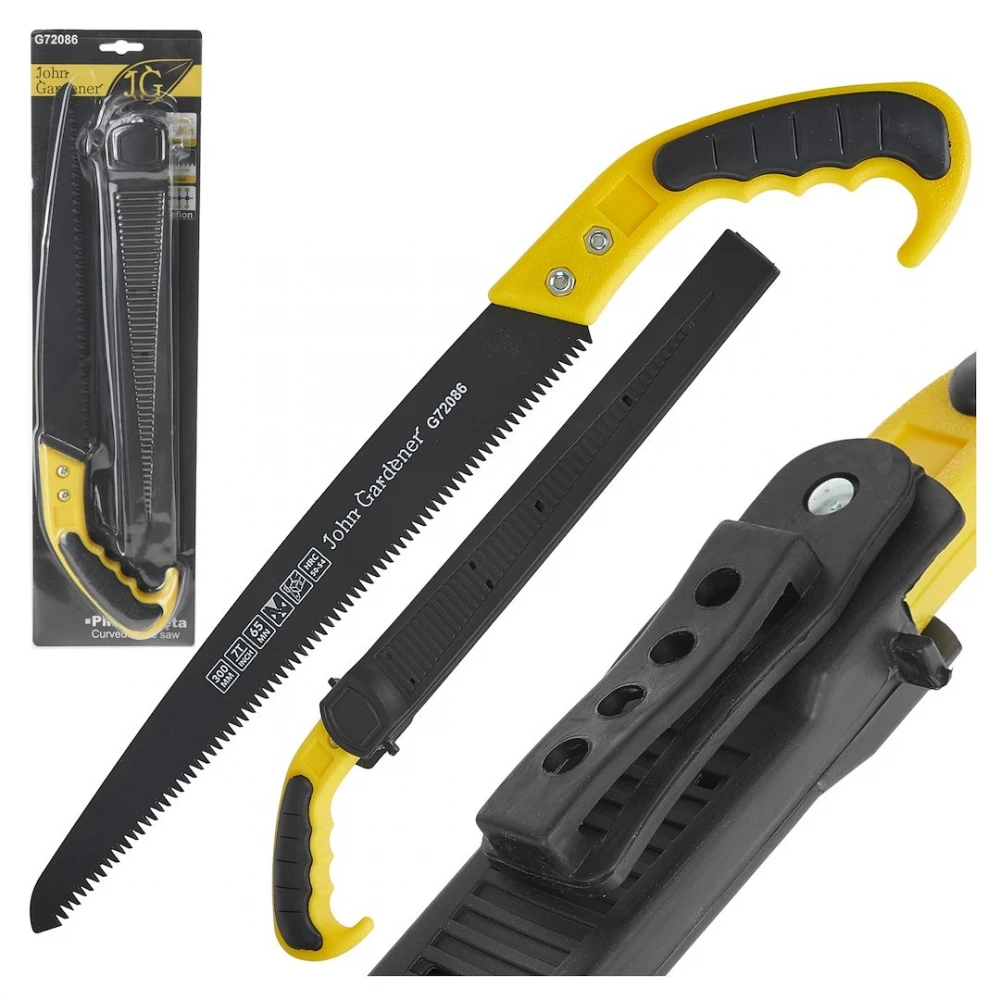 Градински прав трион за клони, с калъф, 7 TPI, 300 мм - G72086