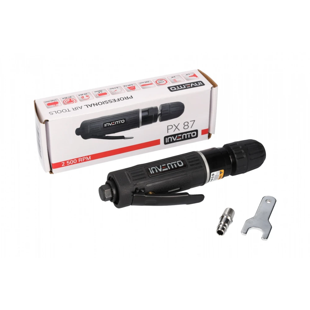 Pрав пневматичен шлайф с бързозатягащ се патронник 2500 об/мин. - PX87