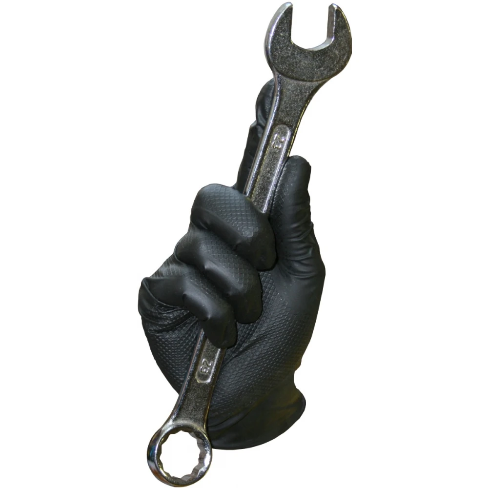 Нитрилни ръкавици, черни, XL, 50 броя/опаковка - 920-P2580058