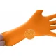 Нитрилни ръкавици за работа, оранжеви, L, 50 броя - 920-P2580055