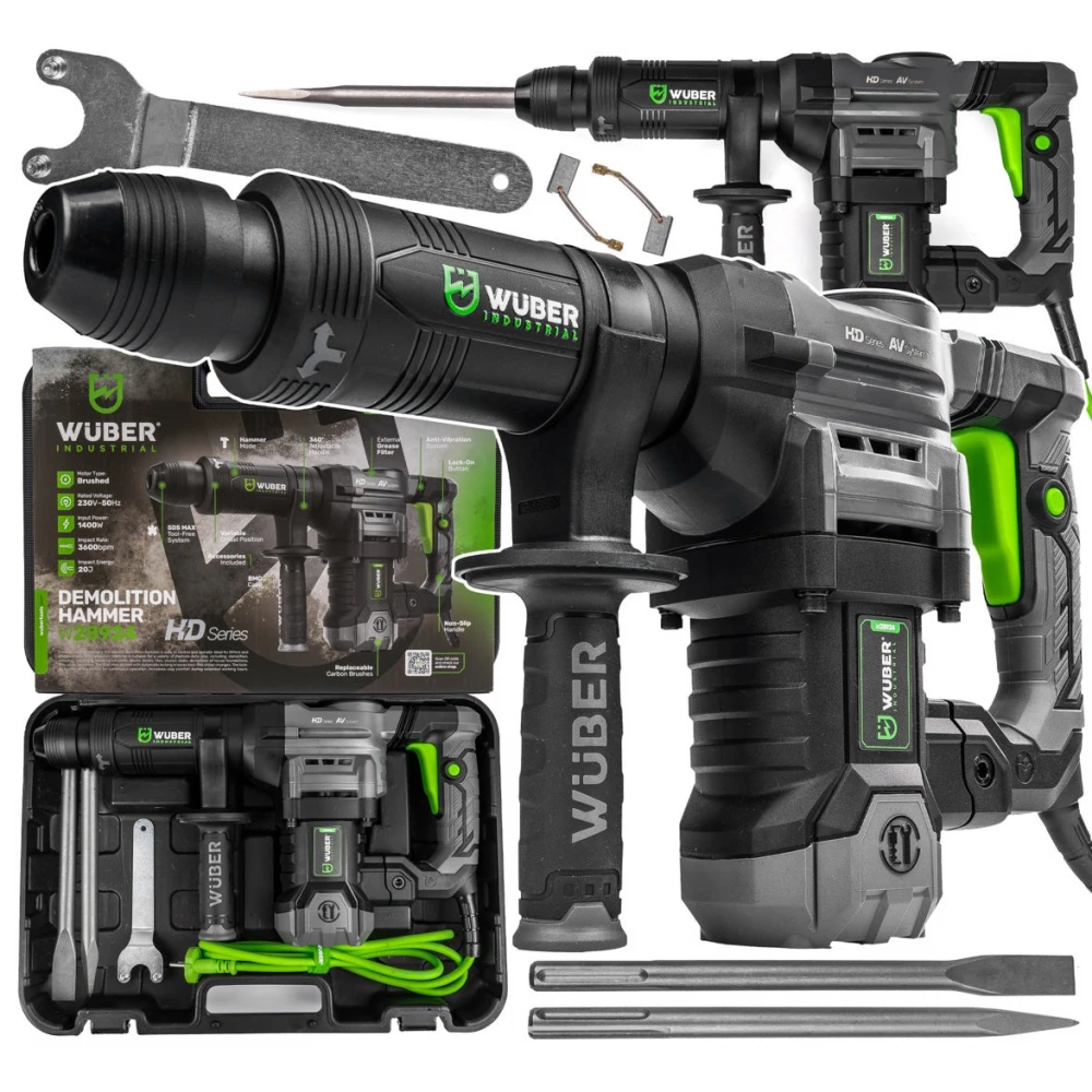 Професионален къртач 1200W, 3600 уд/мин., SDS MAX - W28924