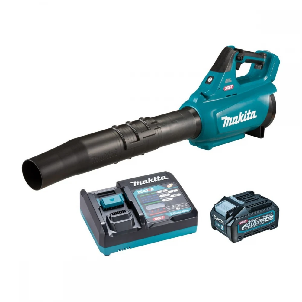 Професионална акумулаторна въздуходувка 40 V, XGT + ПОДАРЪК от Макита България – Батерия XGT BL4040F, Makita UB001GM101