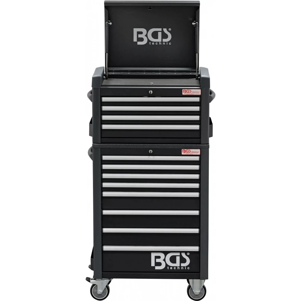 Работна количка / шкаф с инструменти 12 чекмеджета / 263 части - BGS4088