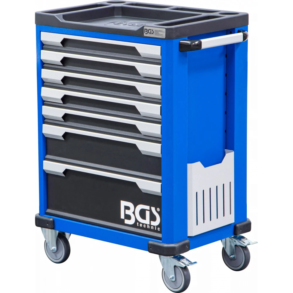 Работна мобилна количка / шкаф за инструменти 7 чекмеджета - BGS4236