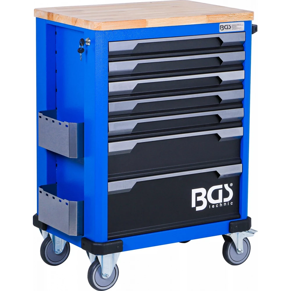 Работна мобилна количка / шкаф за инструменти 7 чекмеджета - BGS4238