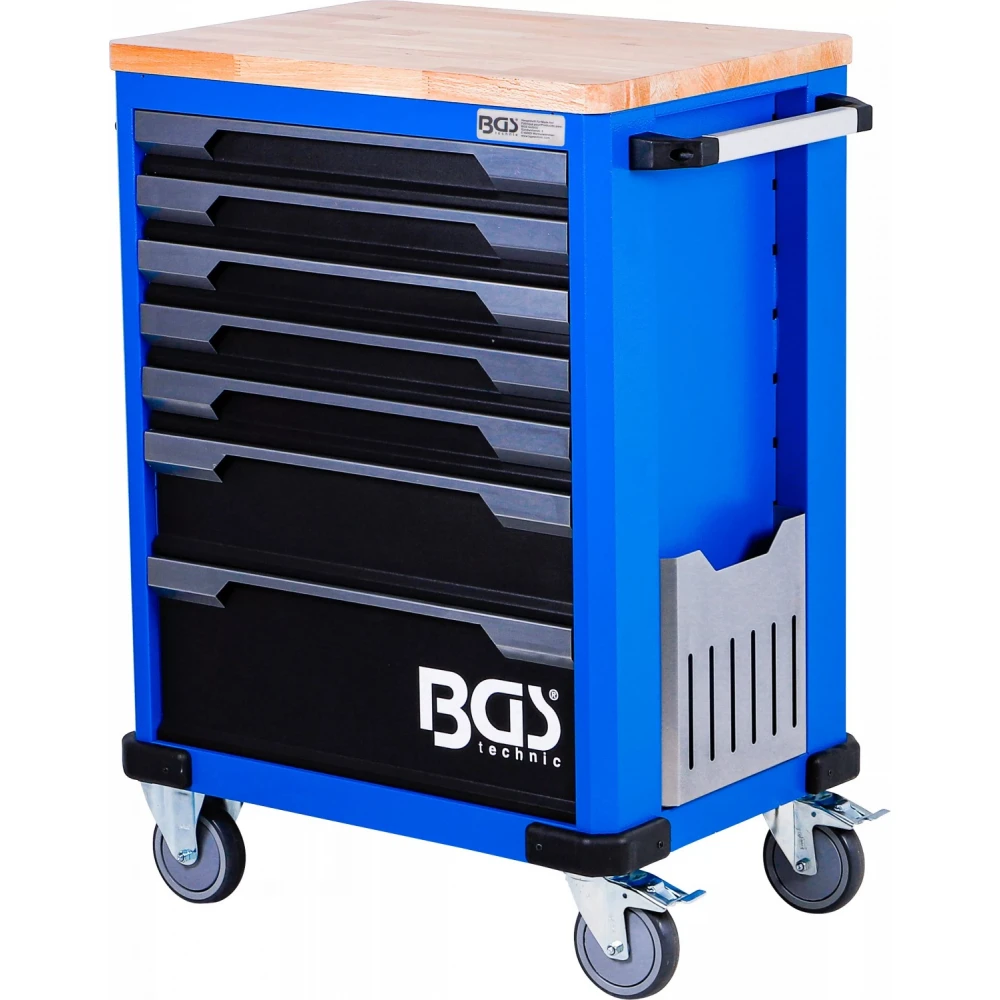 Работна мобилна количка / шкаф за инструменти 7 чекмеджета - BGS4238
