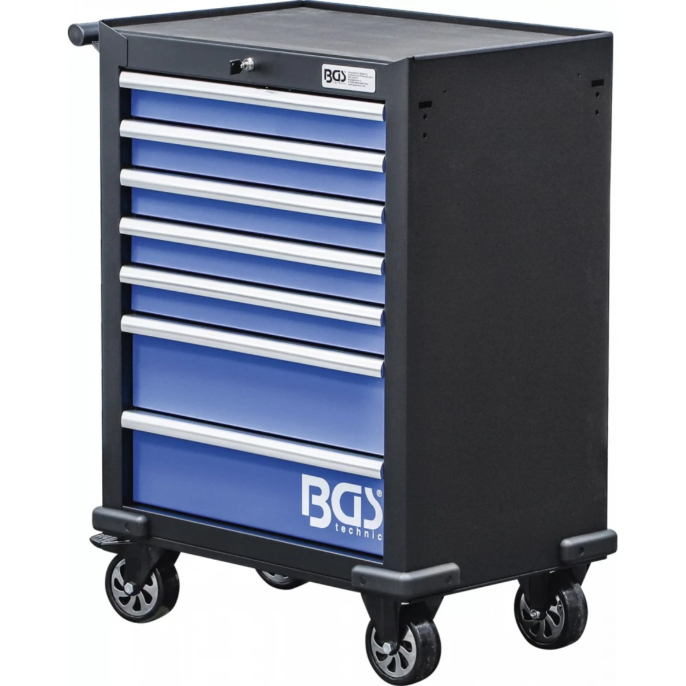 Работна количка / шкаф с инструменти 7 чекмеджета с 263 части - BGS4207