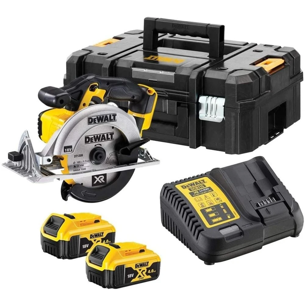 Ръчен акумулаторен циркуляр, 18 V / 4.0Ah Li-Ion, DeWalt DCS391M2
