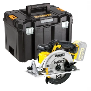 Ръчен акумулаторен циркуляр, 18V XR, 165 мм, DeWalt DCS391NT