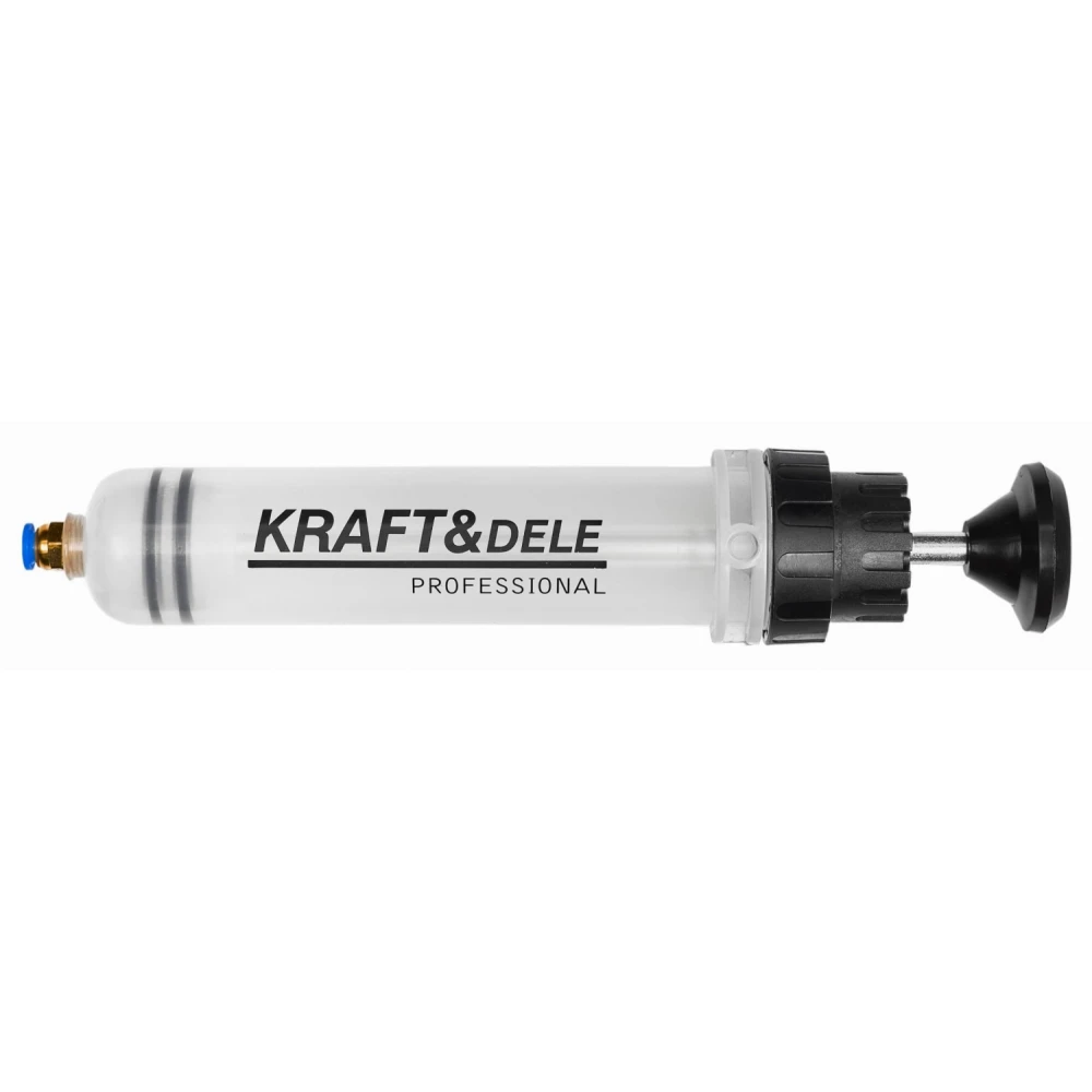 Ръчна помпа / Шприц за масло с два маркуча 200 мл. - KD3575