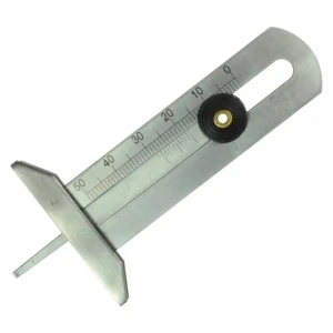 Манометър за измерване дълбочината на грайфера на гуми 0-50 мм - 519-1655