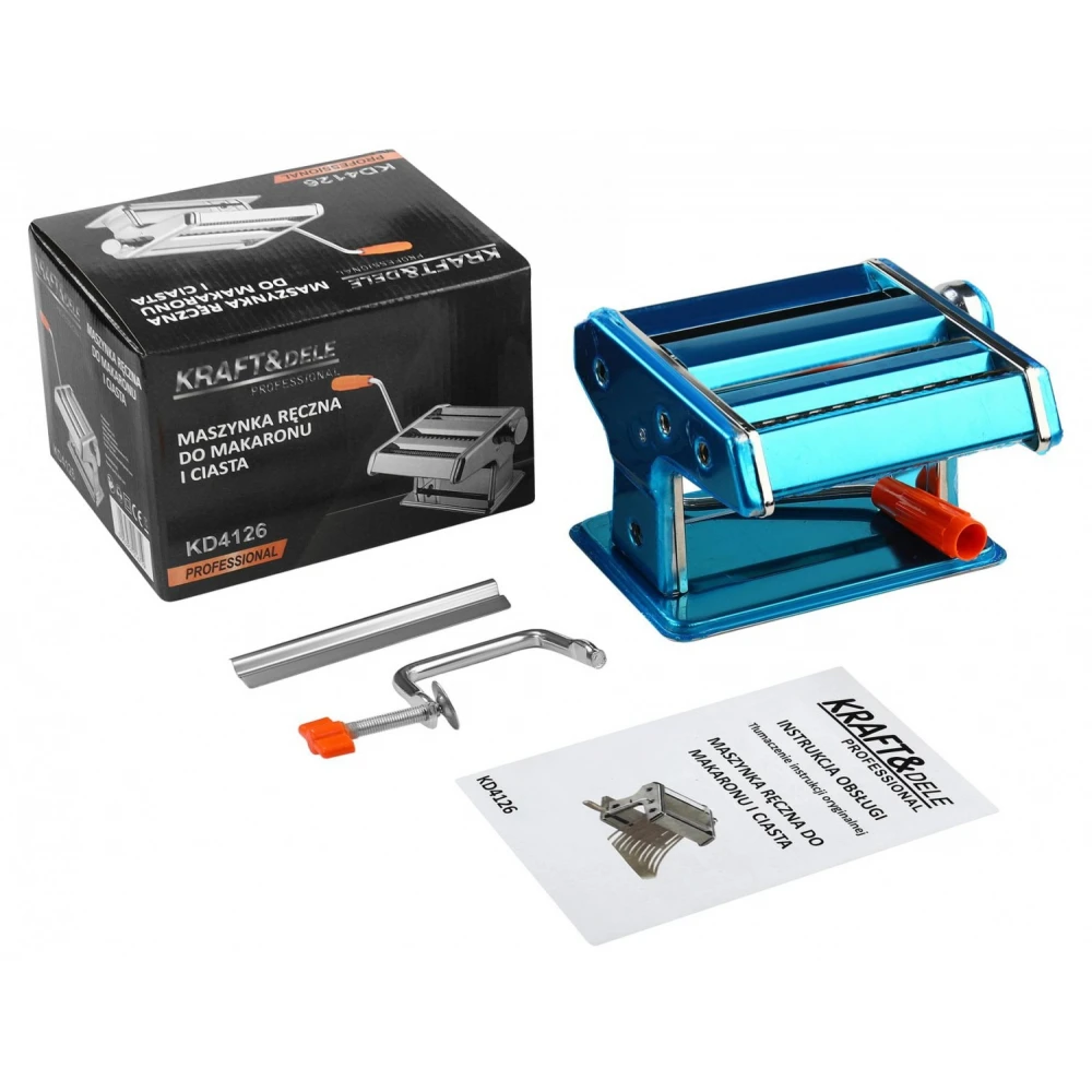 Ръчна машина за паста, с регулируема дебелина 0,3-3 мм - KD4126