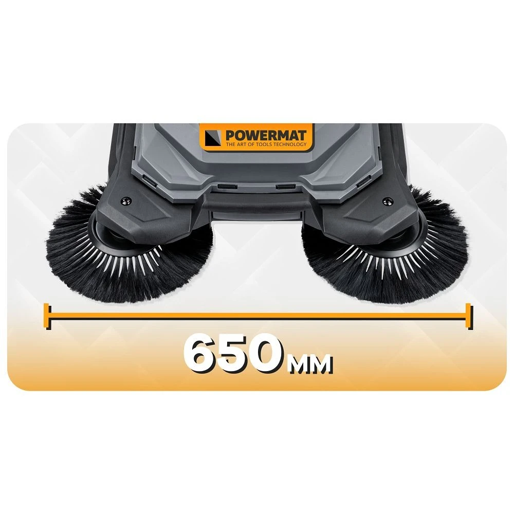 Ръчна метачна машина 650 мм, 20 литра - PM-ZR-650M