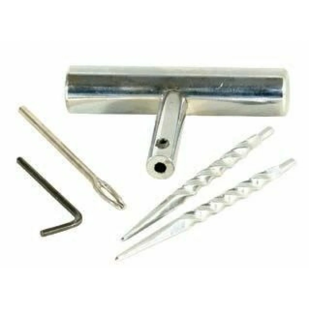 Хромирана игла (шило) за ремонт на гуми, за комплект 4в1 - 510-2421