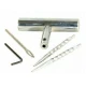 Хромирана игла (шило) за ремонт на гуми, за комплект 4в1 - 510-2421