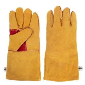 Ръкавици за заваряване, кожени, 5 пръста - 13335