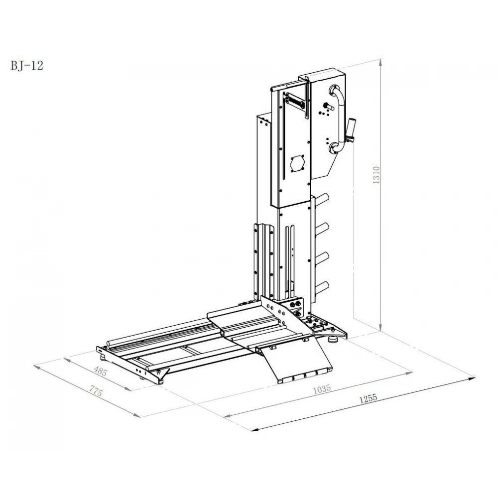 Самоцентриращ се повдигач за баланс машина, до 80 кг. - INVBL-80PRO