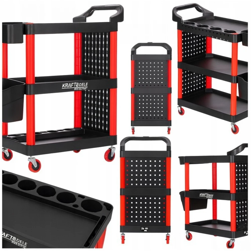 Сервизна количка за работилница с три рафта - KD1076